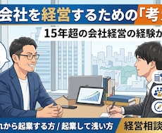15年超の会社経営の経験を元にコンサルします イメージ1