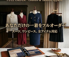 フルオーダー「こんな服が欲しい！」を叶えます イメージ1