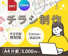 Canva・パワポ｜伝わるチラシ制作いたします ご希望の世界観に合わせてデザインいたします
