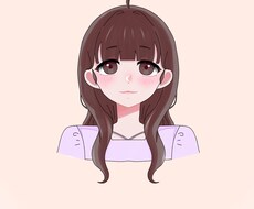 かわいい女の子のアイコン描きます イメージ1
