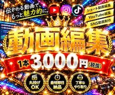 丸投げ最短24時間以内納品！ショート動画編集します イメージ1