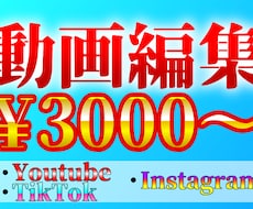 動画編集格安で承ります イメージ1
