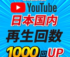 YouTubeを国内でPR‼再生数を増加します あなたのYouTubeの再生回数を1000回増加するまで拡散