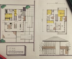 現役建築士が手書きプラン（間取り）を作成します 理想のプランができないあなたへ！夢のマイホーム応援します♪