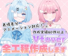 Vtuberモデル全工程制作します モデリングのみも大歓迎！お気軽にお問合せください
