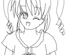 可愛い美少女キャラを描きました!お願いします イメージ1