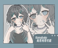 おしゃれなアイコンイラスト描きます 商用利用込み·簡易的な背景も+料金でつけれます