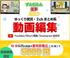 貴方の動画を印象付けるOP/ED動画を制作します 選べるサンプルから貴方専用のカスタマイズで制作します