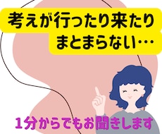 あなたの心にある誰かに聞いて欲いを叶えます お試しからでも構いません。1分からでも大丈夫です。