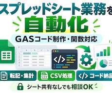 GASでスプレッドシート自動化コードを作ります イメージ1