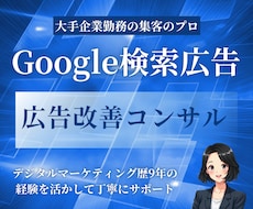 Google検索広告の改善アドバイスを行います 特別価格: プロがリスティング広告の実績向上のためにご提案