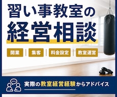 習い事教室の開業・集客・経営のお悩みの相談ます イメージ1