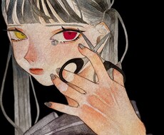 唯一無二の水彩画で女の子を描きます イメージ1