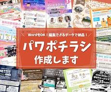 パワーポイント(Wordも可)でチラシ作成致します 日付や自分値段などを自分でカンタンに再編集できるチラシ！