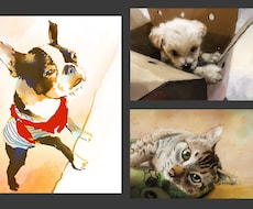 ペットの肖像画描きます 大切な方へのプレゼントにもどうぞ