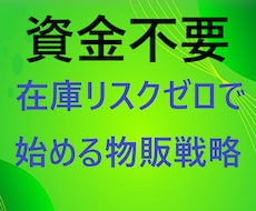 資金不要・在庫リスクゼロで始める物販手法教えます 初心者でも可能な海外の人気商品を日本で独占販売する方法