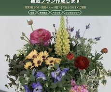 現役ガーデナーが花壇・寄せ植え植栽プラン提案します 写真を基に､完成イメージ付きで分かりやすく提案