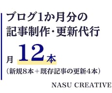 新規記事8本と既存4本の更新、1か月分を代行します キーワード選定から入稿まで。やり取りは文章で完結します