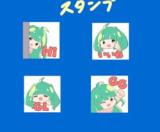 twitchのスタンプ書きます あなたのイメージキャラクターのミニキャラがスタンプに！