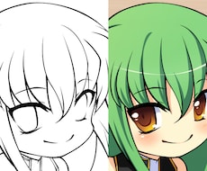 あなたの絵をプロがデジタル彩色します 線画はあるけどカラーにしたい。綺麗に仕上げたいというあなたへ