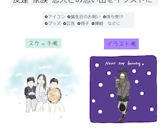 写真等からシンプルでオシャレなイラスト描きます イメージ1