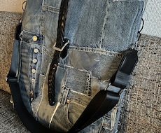 お持ちのお洋服をオリジナルのbagにリメイクします 世界に一つだけのbagにリメイクして生まれ変わります