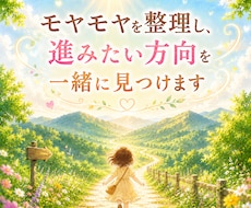 モヤモヤを整理し進みたい方向を見つけます 自己理解×潜在意識の60分対話セッション
