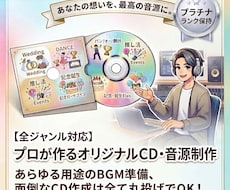 あらゆる用途のBGM CDを作成します イメージ1