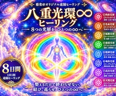 8つのオーラ光層を∞に結ぶ八重光環ヒーリングします イメージ1