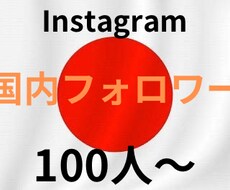 Instagram 日本人フォロワー増やします イメージ1