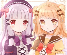 キラキラ可愛いキャラクターイラスト描きます VTuberさんも歓迎☆SNSアイコン・動画、グッズ等に！