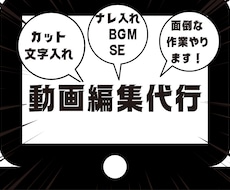 YouTube動画編集やります イメージ1