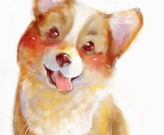 ペットもOK♡高見え！かわいい似顔絵描きます イメージ1