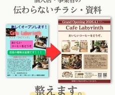 あなたのチラシを「伝わる」チラシに整えます イメージ1