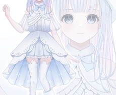 かわいいキャラクターの立ち絵描きます イメージ1