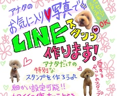 写真でアナタだけの特別なLINEスタンプ作ります イメージ1
