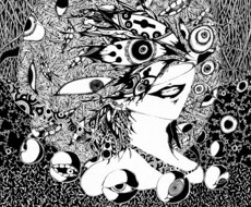 一度見たら忘れられない挿絵も使えるペン画を描きます ペン画で魅せる、ダークテイストなモノクロイラスト
