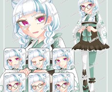 完成品:女の子 立ち絵 販売します イメージ1