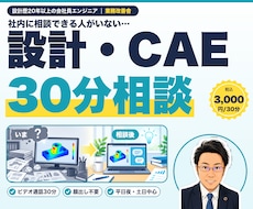 20年以上がビデオ通話で設計・CAE相談にのります イメージ1