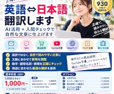 英語⇄日本語翻訳します イメージ1
