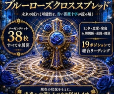 タロット38枚を展開し未来を総合的に読み解きます ローゼンタロットの38枚すべてを展開する最高峰の総合鑑定です