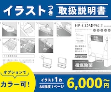 見やすく分かりやすい取扱説明書を制作します イメージ1
