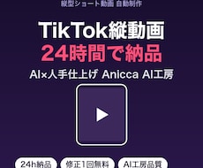 バズるTikTok縦動画を24時間で作ります イメージ1