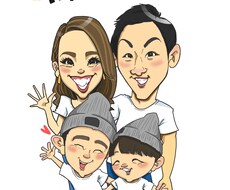 ご家族お子様の似顔絵をお描きします イメージ1