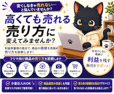 メルカリ・他フリマ商品の売り方を診断します イメージ1