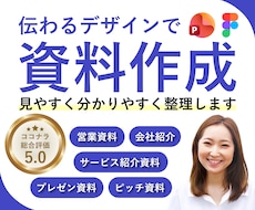 サービス紹介資料を「伝わるデザイン」に整えます イメージ1