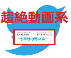【★属性指定▶超絶動画系★】TwitterアカウントでCM情報拡散宣伝PR