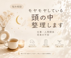 頭の中のモヤモヤ整理します イメージ1