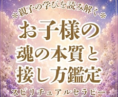 大切なお子様の魂の本質をしっかりと鑑定いたします イメージ1