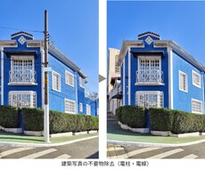 建築写真のレタッチ｜不要物除去・明るさ調整します 建築写真を、より美しく自然に。不要物の除去・レタッチ承ります